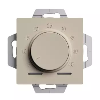 Терморегулятор для теплого пола Systeme Electric AtlasDesign встраиваемый песочный (ATN001235)