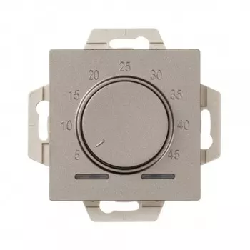 Терморегулятор для теплого пола Systeme Electric AtlasDesign встраиваемый шампань (ATN000535)