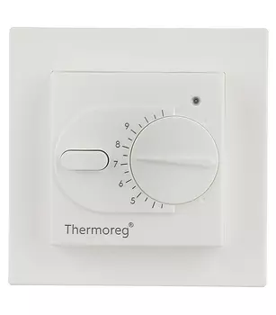 Терморегулятор механический для теплого пола Thermoreg TI-200dis белый