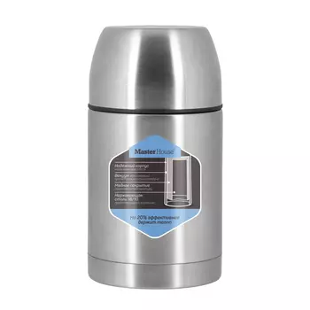 Термос 0,65 л Master House Tirol серый