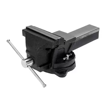 Тиски слесарные Kranz поворотные с наковальней 150 мм (KR-12-5102)