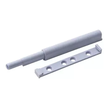 Толкатель мебельный для шкафа пластик серый (TLK-03-GR)