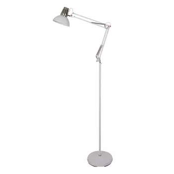 Торшер Camelion Е27 40 Вт белый/хром IP20 (KD-431F C71)