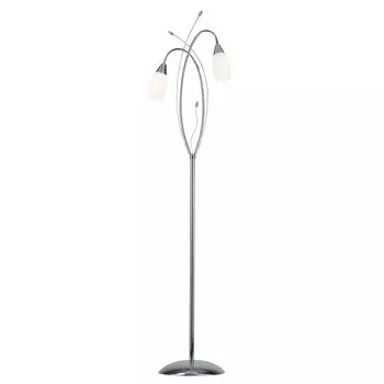 Торшер Eurosvet E14 80 Вт хром IP20 (22080/2F)