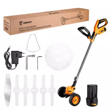 Триммер аккумуляторный Deko DKTR12 12 В Li-Ion 2 Ач 2 АКБ и ЗУ (063-4405)