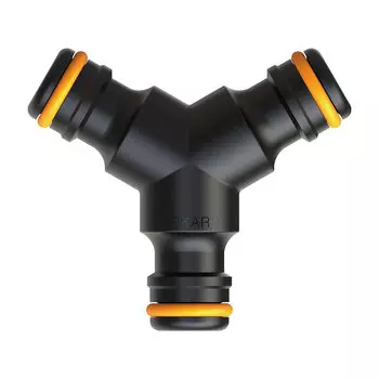 Тройник для шланга Fiskars (1027070) 1/2, 3/4