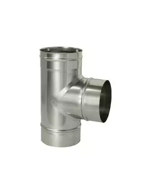 Тройник Дымок 90° х d150 мм без изоляции AISI 439