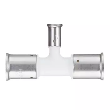 Тройник Henco (10PKW-321632) 32(пресс) х 16(пресс) х 32(пресс) белый PVDF