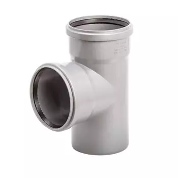 Тройник Lammin d110 мм 87,5° пластиковый для внутренней канализации (Lm35091011090)