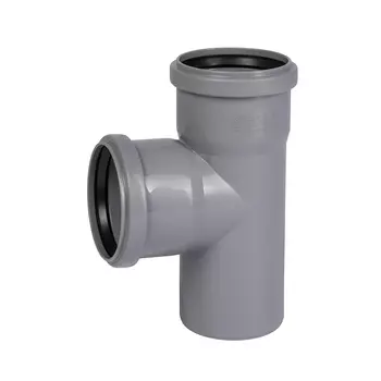 Тройник Ostendorf HTEA d75 мм 87° пластиковый для внутренней канализации (113400)