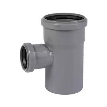 Тройник Ostendorf HTEA d90х50 мм 87° пластиковый для внутренней канализации (114420)