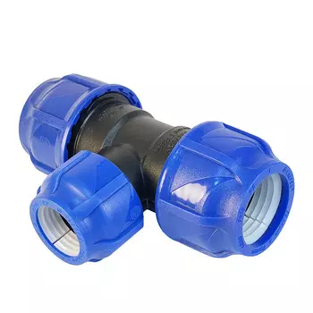 Тройник ПНД Valfex компрессионный переходной 40х32х40 мм