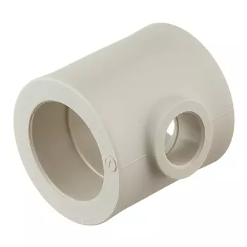Тройник полипропиленовый FV-Plast переходный 50 х 25 х 50 мм серый (212050025)