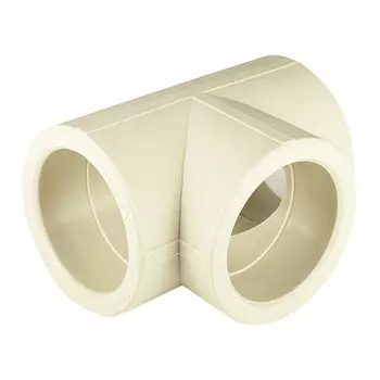 Тройник полипропиленовый Valfex 63 х 63 х 63 мм серый (10111063Г)