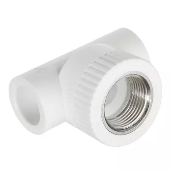 Тройник полипропиленовый Valfex переходный 25 мм х 1/2 ВР(г) х 25 мм (10127125П)