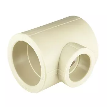 Тройник полипропиленовый Valfex переходный 63 х 40 х 63 мм серый (10634063Г)