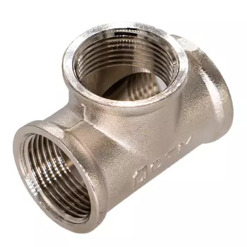 Тройник СТМ 2 ВР(г) х 2 ВР(г) х 2 ВР(г) латунный