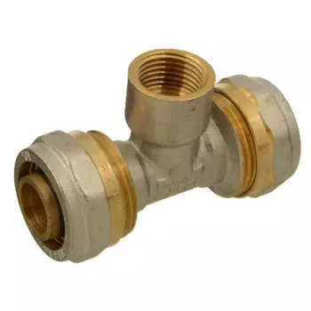 Тройник Terma 16 обж(ц) х 1/2 ВР(г) х 16 обж(ц) (35603)