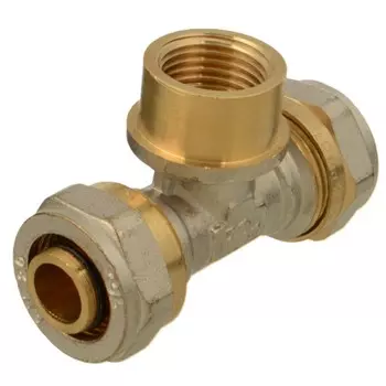 Тройник Terma 20 обж(ц) х 1/2 ВР(г) х 20 обж(ц) (35703)