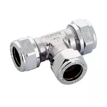 Тройник Tiemme 12 обж(ц) х 12 обж(ц) х 12 обж(ц) (1130008)