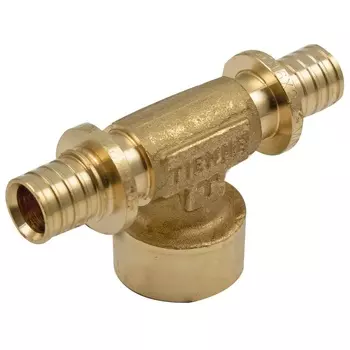 Тройник Tiemme 20 мм х 1/2 ВР(г) х 20 мм латунь (1710248)