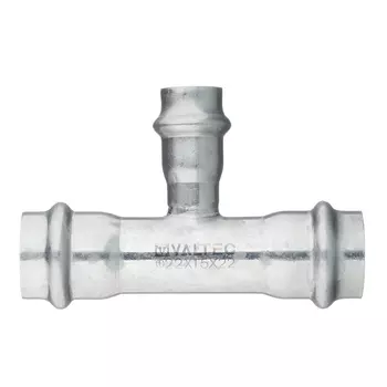 Тройник Valtec (VTi.931.I.221522) 22 х 15 х 22 мм нержавеющая сталь