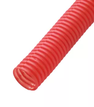 Труба гофрированная 25 мм СТС для металлопластиковых труб d16 мм красная (50 м)