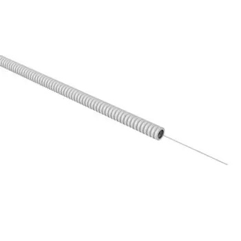 Труба гофрированная ПВХ 16 мм КМ тяжелая с зондом серая (100 м) (Б0060610)