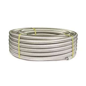 Труба гофрированная Stahlmann 20 мм нержавеющая сталь отожженная (5 м)