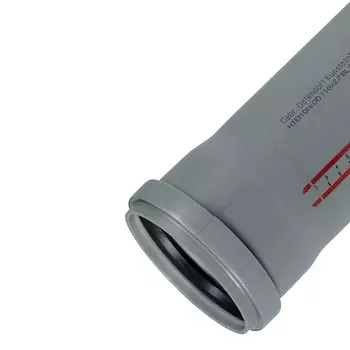 Труба канализационная Ostendorf HTEM d110x2000 мм пластиковая для внутренней канализации (115060)