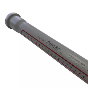 Труба канализационная Ostendorf HTEM d40x500 мм пластиковая для внутренней канализации (111020)