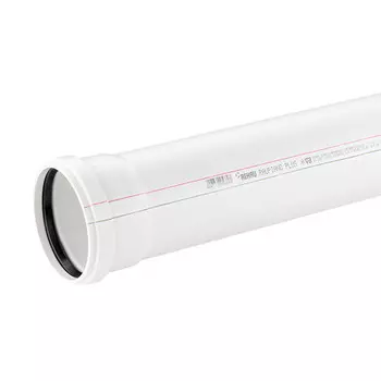 Труба канализационная Rehau Raupiano Plus d50x2000 мм пластиковая шумопоглощающая для внутренней канализации
