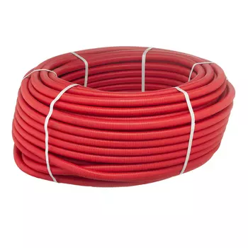 Труба металлопластиковая Henco (100-016MR) 16 мм красная Standard (100 м)