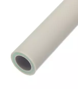 Труба полипропиленовая FV-Plast Faser Hot (AA113032004) армированная стекловолокном 32х2000 мм PN22 серая