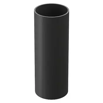 Труба водосточная Docke Lux пластиковая d100 мм 3 м графитовый серый RAL 7024