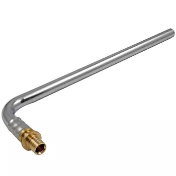 Трубка для радиатора Tiemme г-образная 20 х 15 х 300 мм латунь (1710252)