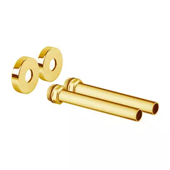 Трубки SR Rubinetterie декоративные 15 мм для радиатора с отражателем золото (A491-1500DE15)