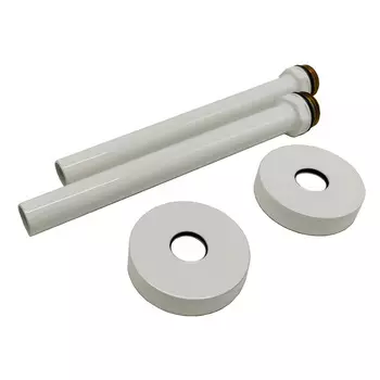 Трубки SR Rubinetterie декоративные 15 мм для радиатора с отражателем белые (A491-1500VE15)