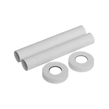 Трубки SR Rubinetterie декоративные 18-20 мм для радиатора белые (0491-1500V07A)