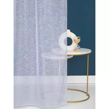 Тюль искусственный лен белый 300х280 см Amore Mio (99099)