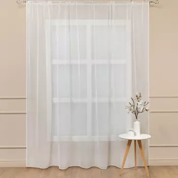 Тюль искусственный шелк шампань 300х260 см Amore Mio (95212)