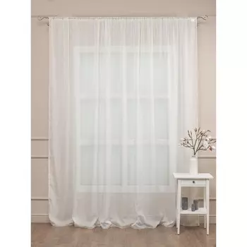 Тюль канвас белый 300х280 см Amore Mio (99136)