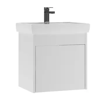 Тумба под раковину Амур 50 см подвесная белая (УПП00039223)