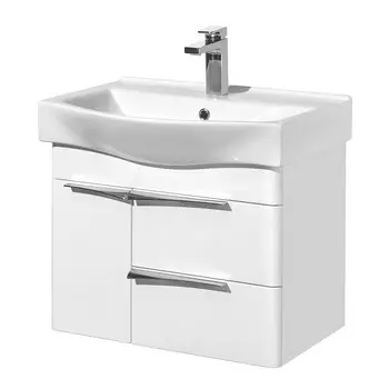 Тумба под раковину Aquaton Беверли 650 мм подвесная белый (1.A235.3.01B.V01.0)