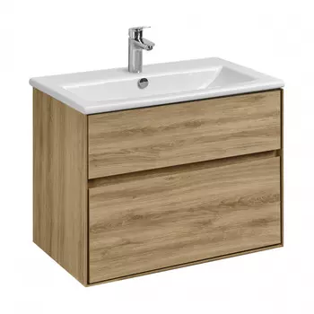 Тумба под раковину Aquaton Либерти 75 см подвесная дуб эльвезия (1A279501LYC70)