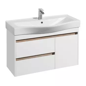 Тумба под раковину Aquaton Нортон 1000 мм подвесная белая (1.A249.0.01N.T01.0)