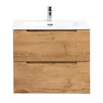 Тумба под раковину BelBagno Etna 60 см подвесная светлое дерево (ETNA-600-2C-SO-RN-P)