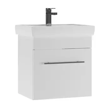 Тумба под раковину Енисей 50 см подвесная белая (УПП00038120)