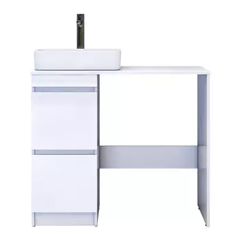 Тумба под раковину и столешницу для стиральной машины Vigo Urban 40 см белая (tn.URB.40.2Y)