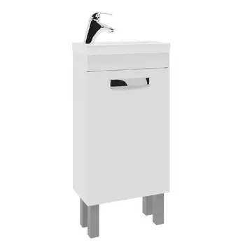 Тумба под раковину Vigo Plaza 40 см напольная белая (tn.PLA.MOD.40.1D)